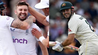 Ashes 2023: Mitchell Marsh’s Century, Mark Wood’s Fiery Five-Wicket Haul Headline Action on Lively Day 1 of 3rd Test