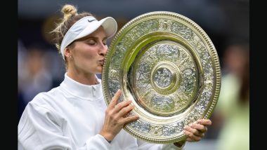 Unseeded Marketa Vondrousova Beats Ons Jabeur in Final To Win Wimbledon 2023 Women’s Singles Title