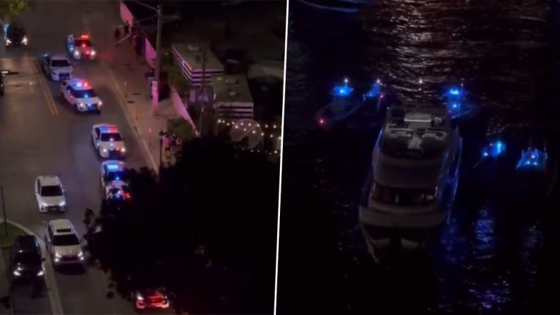 'Hostage Situation' on Yatch in Florida: Miami Police Arrest Multiple People After Reported Armed Robbery Aboard Ship in US (Watch Video)