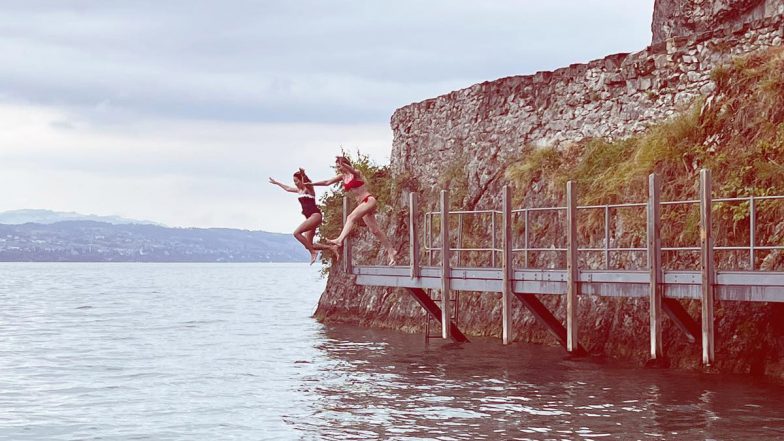 Mira Rajput Dives Into Freezing Lake, Shahid Kapoor’s Wife Shares Pic on Insta! (View Post)