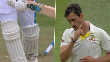 Castled! Mitchell Starc Uproots Ben Stokes’ Off-Stump on Day 1 of ENG vs AUS 5th Test in Ashes 2023 (Watch Video)