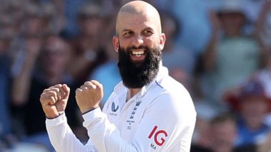 Moeen Ali Completes 200 Test Wickets, Achieves Feat by Dismissing Steve Smith on Day 2 of Ashes 2023 3rd Test (Watch Video)