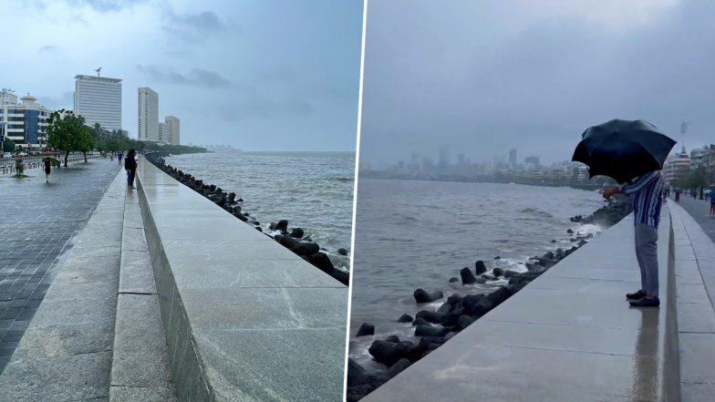 Mumbai Rains Today Photos and Videos: Mumbaikars Wake Up to Rainy Morning As Heavy Rainfall Leads to Waterlogging in Several Areas, Netizens Share Pics and Clips of #MumbaiRains