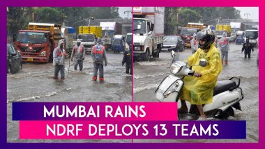 Mumbai: Heavy Rain Lashes City; IMD Issues Red Alert, NDRF Deploys 13 Teams