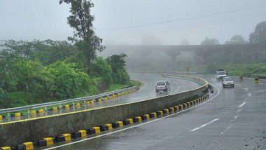 Mumbai-Pune Expressway Traffic Update: Landslide on Yashwantrao Chavan Expressway Causes Traffic, Highway Police Closes Mumbai-Bound Lanes Today; Check Timings and Other Details
