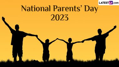 National Parents Day 2023 Wishes & HD Images: WhatsApp Messages, Wallpapers, Greetings, SMS and Quotes To Wish Happy Parents' Day