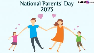 National Parents Day 2023 Wishes: WhatsApp Messages, Images, HD Wallpapers and SMS To Make Your Parents Feel Special