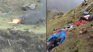 Nepal Helicopter Crash Photos: Missing Manag Air Chopper Crashes in Lamajura Danda; Five Killed, One Person Missing