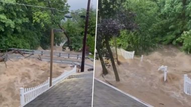 Flash Flood in New York Photos and Videos: Flash Flooding Hits Highland Falls, NYC and Other Parts of New York State, Emergency Declared as More Rainfall Expected