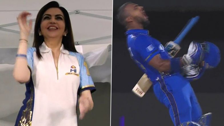 Elated Nita Ambani Celebrates Nicholas Pooran’s 40-Ball Hundred in Seattle Orcas vs MI New York MLC 2023 Final, Picture Goes Viral