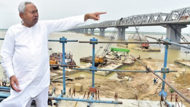 Bihar: CM Nitish Kumar Inspects Construction Work of ‘Patna Marine Drive’, Directs Officials To Finish Work