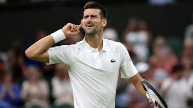 Novak Djokovic vs Jannik Sinner, Wimbledon 2023 Live Streaming Online: How to Watch Live TV Telecast of All England Lawn Tennis Championships Men’s Singles Semi-final Tennis Match?