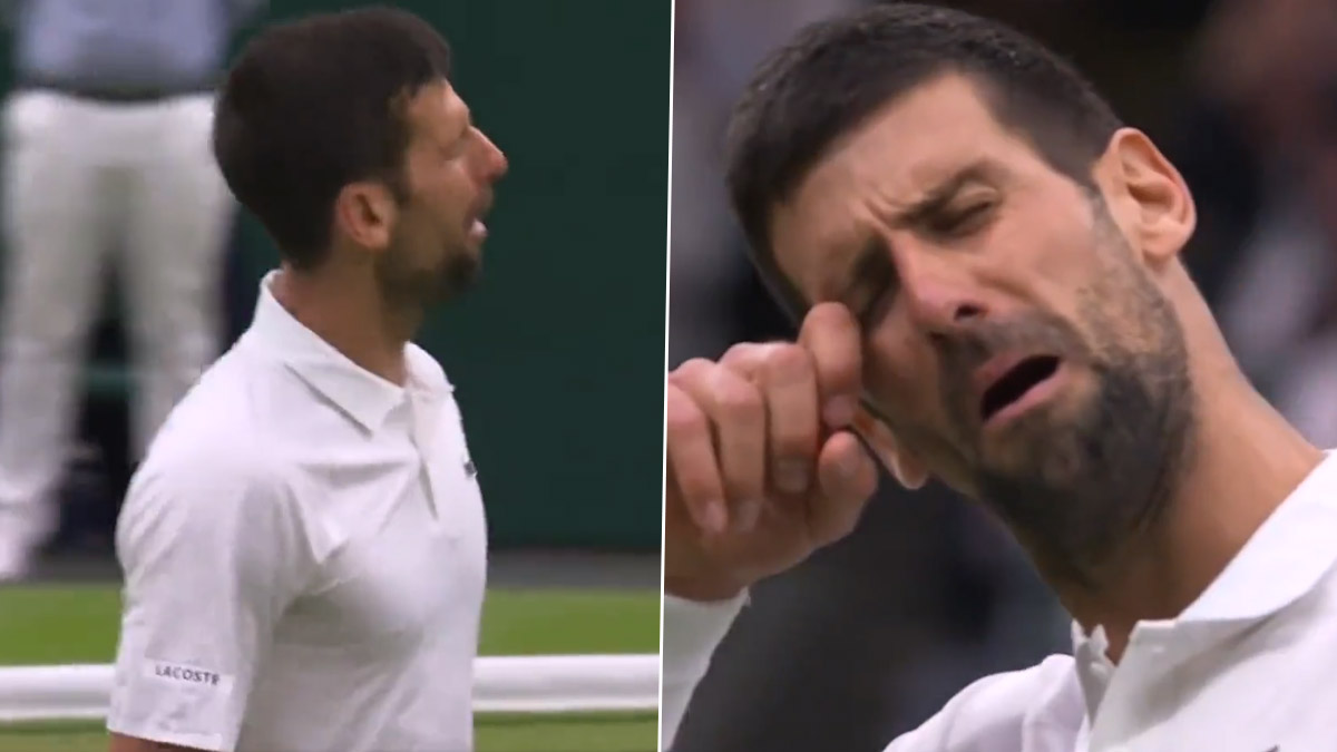 Novak Djokovic broke down in tears while reflecting on his