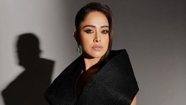 Nushrratt Bharuccha Slays in All Black Halterneck Gown! Check Out Her Stunning Pics Here