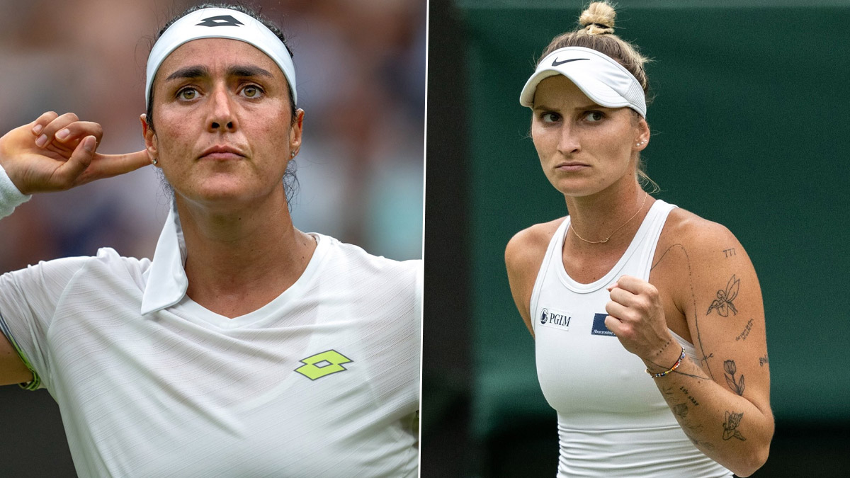 Ons Jabeur vs Marketa Vondrousova, Wimbledon 2023 Live Streaming Online Get Live Telecast of Womens Singles Final Tennis Match in India 🎾 LatestLY