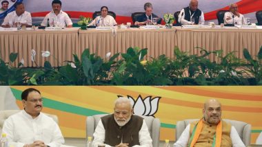 Lok Sabha Elections 2024: Opposition Meet in Bengaluru Vs BJP-Led NDA's Show of Strength in Delhi Today