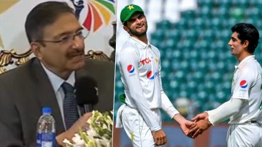 'Shaheen Afridi Is One of the Top 10 Batsmen' PCB Chief Zaka Ashraf's Comment During Asia Cup 2023 Live Event Goes Viral (Watch Video)