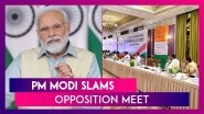 PM Narendra Modi Launches All-Out Attack On Opposition Meet In Bengaluru, Terms It 'Kattar Bhrashtachari Sammelan'