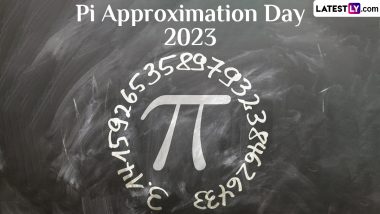 Pi Approximation Day 2023 Date & History: Know Value and Significance of the Annual Celebration of the Mathematical Constant Pi