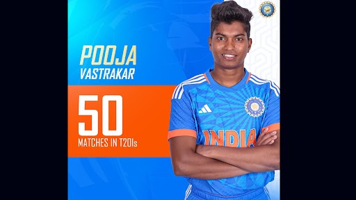 Pooja Vastrakar Completes 50th T20I Matches, Achieves Feat During India Women vs Bangladesh Women 3rd T20I 2023