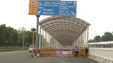 Delhi Rains Videos: Pragati Maidan Tunnel Temporarily Shut for Traffic Due to Waterlogging Following Incessant Rainfall in National Capital