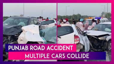 Punjab Road Accident: Many Injured As Multiple Cars Collide With Each Other On Bathinda-Chandigarh Highway