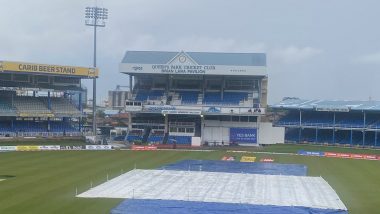 Port of Spain Weather Fails to Deliver As Rain Washes Out Day 5 of IND vs WI 2nd Test 2023