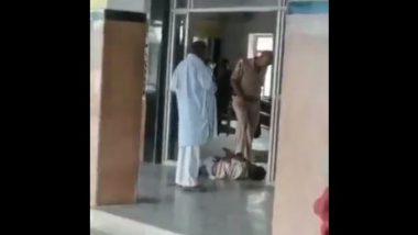 Uttar Pradesh: RPF Constable Kicks Minor at Belthara Road Railway Station in Ballia, Suspended After Video Goes Viral