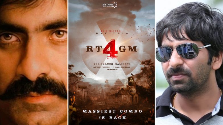 RT4GM: Ravi Teja and Gopichandh Malineni Join Hands for a New Film, Makers Share Poster and Say ‘Massiest Combo Is Back’