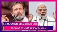 Rahul Gandhi Defamation Case: Gujarat High Court Denies Stay On Congress Leader&rsquo;s Plea On Modi Surname Case