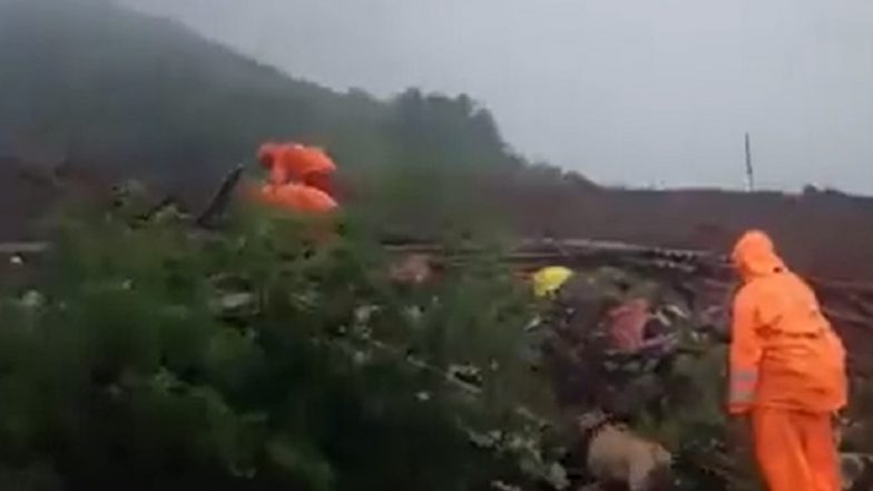 Raigad Landslide Latest Update: Death Toll Reaches 16, 21 People Rescued; Rescue Operation to Resume Tomorrow Morning