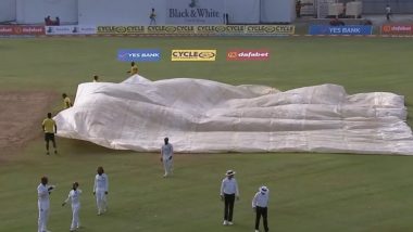 Rain Stops Play on Day 1 of India vs West Indies 1st Test 2023 in Dominica
