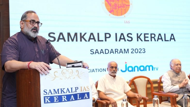 MoS IT Rajeev Chandrasekhar Says 'Startups in India Will Increase 10 Times in Next 4–5 Years'