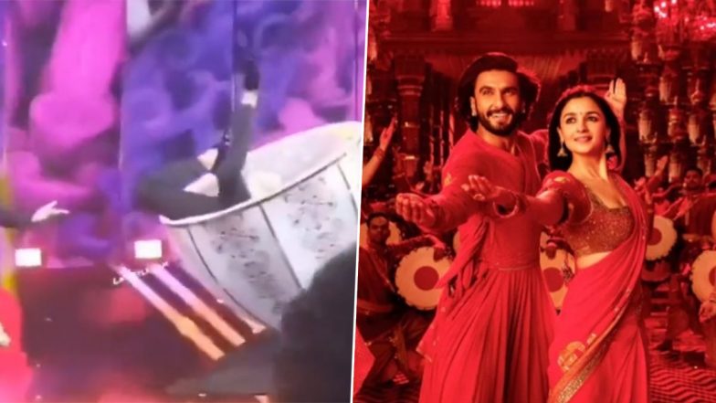 Old Video of Ranveer Singh's Epic Fall Inside a Dhol Goes Viral With 'Dhindhora Baje Re' From RRKPK Playing in Backdrop - WATCH