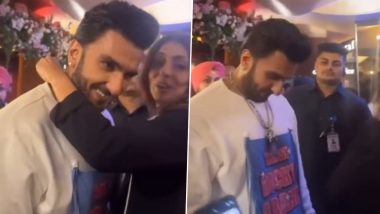 Ranveer Singh Impresses Shweta Bachchan With His Performance in RRKPK, Gets Necklace As Gift From Big B's Daughter (Watch Viral Video)