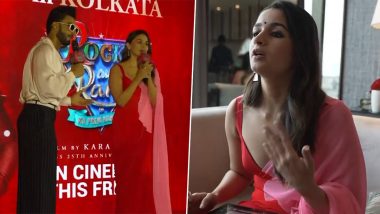 Rocky Aur Rani Kii Prem Kahaani: Alia Bhatt Forgets Bangla Lines After Rehearsing for Kolkata Event, Ranveer Singh Says ‘Exam Ke Time Bhool Gai?’ (Watch Video)