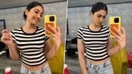 Rashmika Mandanna Clicks Mirror Selfie and Asks Fans &lsquo;Do You Think I&rsquo;m Getting Better at It?&rsquo; (View Pics)