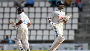 IND vs WI 1st Test 2023: Yashasvi Jaiswal, Rohit Sharma's Centuries on Day 2 Pile More Misery on West Indies, India Lead By 162 Runs