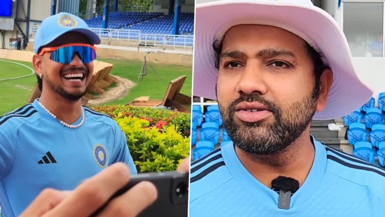 ‘Kya Chahiye Bhai Tereko?’ Rohit Sharma Asks Ishan Kishan What He Wants for His Birthday, Indian Captain Seeks This ‘Gift’ Instead From Wicketkeeper-Batsman (Watch Video)