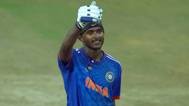 Sai Sudharshan Completes Maiden Century in ACC Men's Emerging Teams Asia Cup 2023, Achieves Feat During India A vs Pakistan A Clash