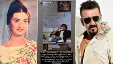Saira Banu Shares Heartfelt Throwback Pic of Sanjay Dutt on Insta, Praises His Journey from Toddler to an Incredible Person!