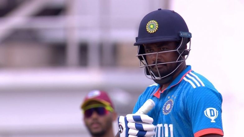 'Take These Chances' Disappointed Fans React After Sanju Samson Fails to Make It Big During IND vs WI 2nd ODI 2023