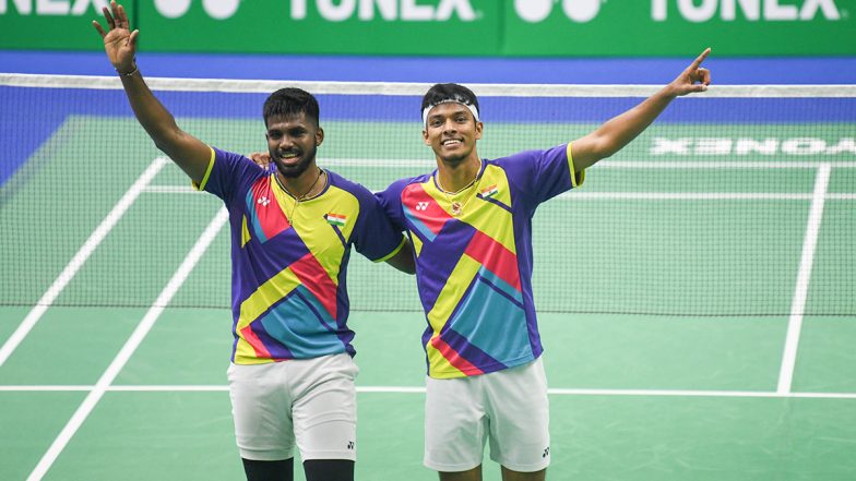 Satwiksairaj Rankireddy-Chirag Shetty vs Kim Astrup-Anders Skaarup Rasmussen,BWF World Championships 2023 Free Live Streaming Online: Know TV Channel & Telecast Details of Men’s Doubles Quarterfinal Badminton Match Coverage