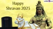 Sawan Somvar 2023 Wishes: WhatsApp Stickers, GIF Images, HD Wallpapers and SMS for the Holy Mondays Dedicated to Lord Shiva