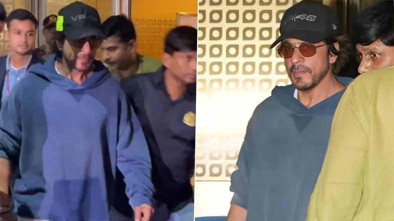 Shah Rukh Khan Returns to India! Jawan Star Clicked at Mumbai Airport Amid Reports of Accident (Watch Video)