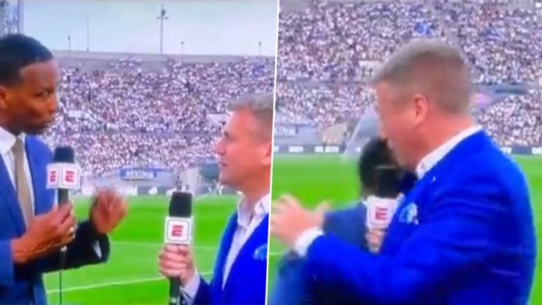 Shocking! Football Analyst Shaka Hislop Collapses on Live TV Before Real Madrid vs AC Milan Club Friendly; Former Goalkeeper ‘Conscious and Talking’ (Watch Video)