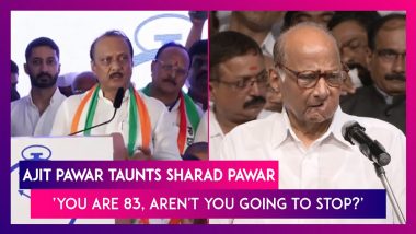 NCP Vs NCP: Ajit Pawar Taunts Uncle Sharad Pawar, Says ‘You Are 83, Aren't You Going To Stop?’; Expresses His Desire To Become Chief Minister