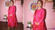 Oh-So-Gorgeous! Shehnaaz Gill Looks Beautiful in Pink Anarkali Salwar Suit (View Pics)