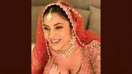 Pretty in Red! Shehnaaz Gill Looks Stunning in India Bridal Dress, Actress Shares Pic on Insta With a Thoughtful Caption