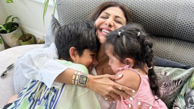 Shilpa Shetty Reunites With Kids, Viaan and Samisha In London, Actress Calls It ‘Best Welcome Ever’ (View Pic)